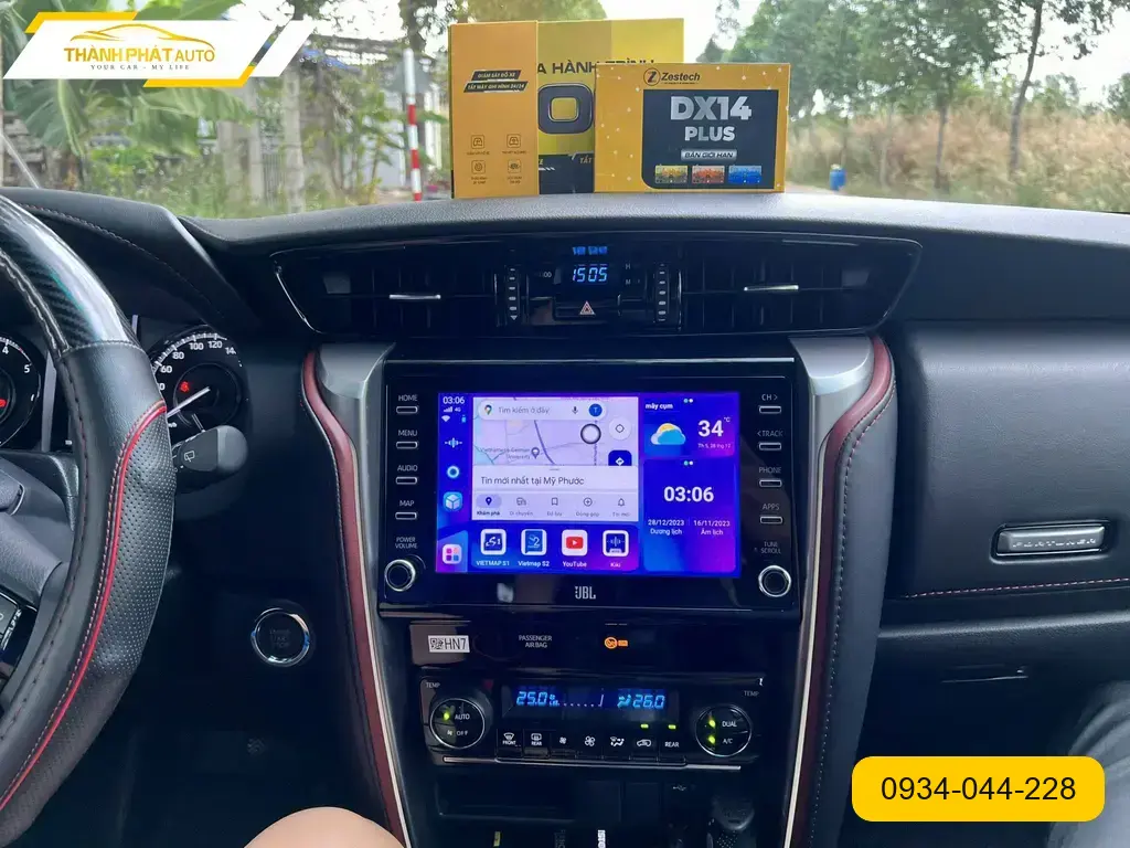Android Box Cho Toyota Fortuner 2021 - Địa Chỉ Lắp Đặt Uy Tín Gò Vấp TPHCM