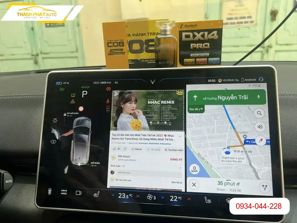 Android Box Vinfast VF8 2026 - Địa Chỉ Lắp Đặt Uy Tín TPHCM ảnh thực tế 2