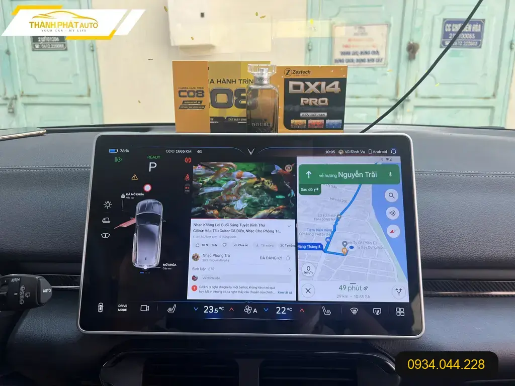 Android Box Vinfast VF8 2026 - Địa Chỉ Lắp Đặt Uy Tín TPHCM ảnh thực tế 3