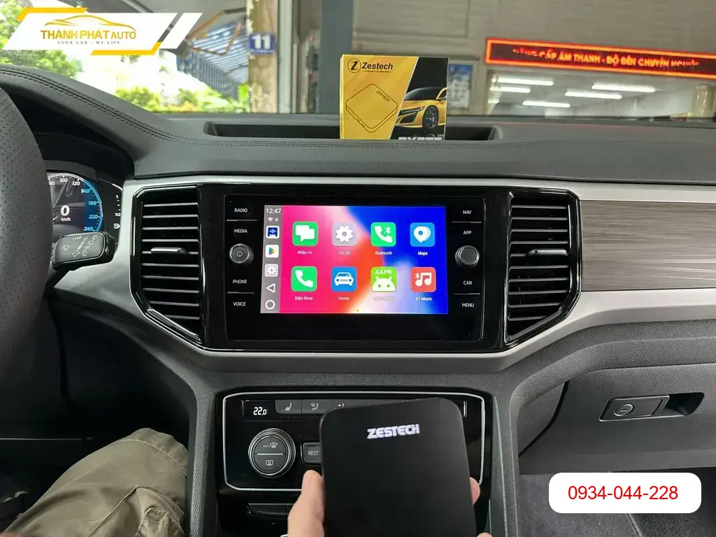 Android Box Volkswagen Teramont 2022 - Trung Tâm Lắp Đặt Uy Tín TPHCM