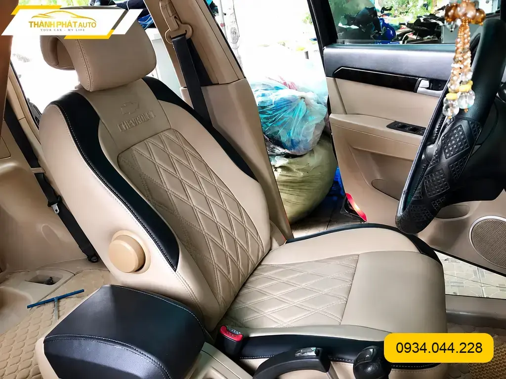 Bọc Ghế Da Chevrolet Captiva 2015 - Trung Tâm Thi Công Chính Hãng TPHCM