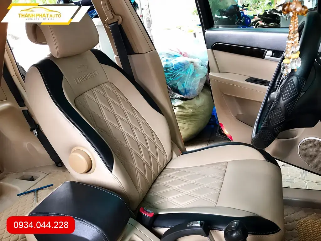 Bọc Ghế Da Chevrolet Captiva - Trung Tâm Thi Công Chính Hãng Giá Tốt Quận 9 ảnh thực tế 2