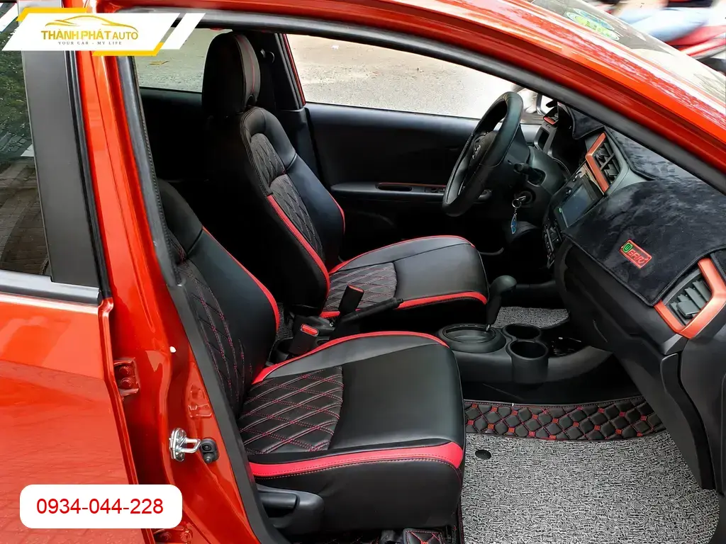 Bọc Ghế Da Honda Brio 2020 - Trung Tâm Chuyên Lắp Đặt Uy Tín Tại TP.HCM ảnh thực tế 2