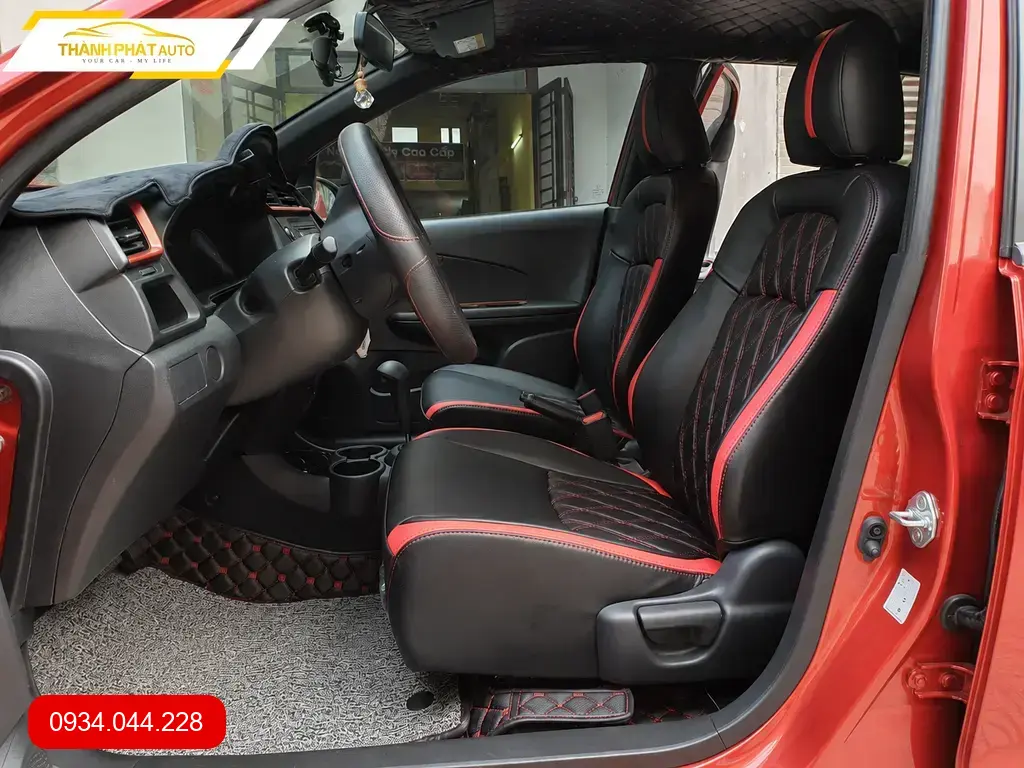 Bọc Ghế Da Honda Brio 2020 - Trung Tâm Chuyên Lắp Đặt Uy Tín Tại TP.HCM ảnh thực tế 3