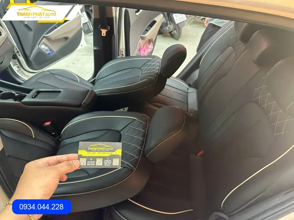 Bọc Ghế Da Hyundai i10 2017 - Trung Tâm Gắn Chính Hãng Giá Tốt Nhất TPHCM