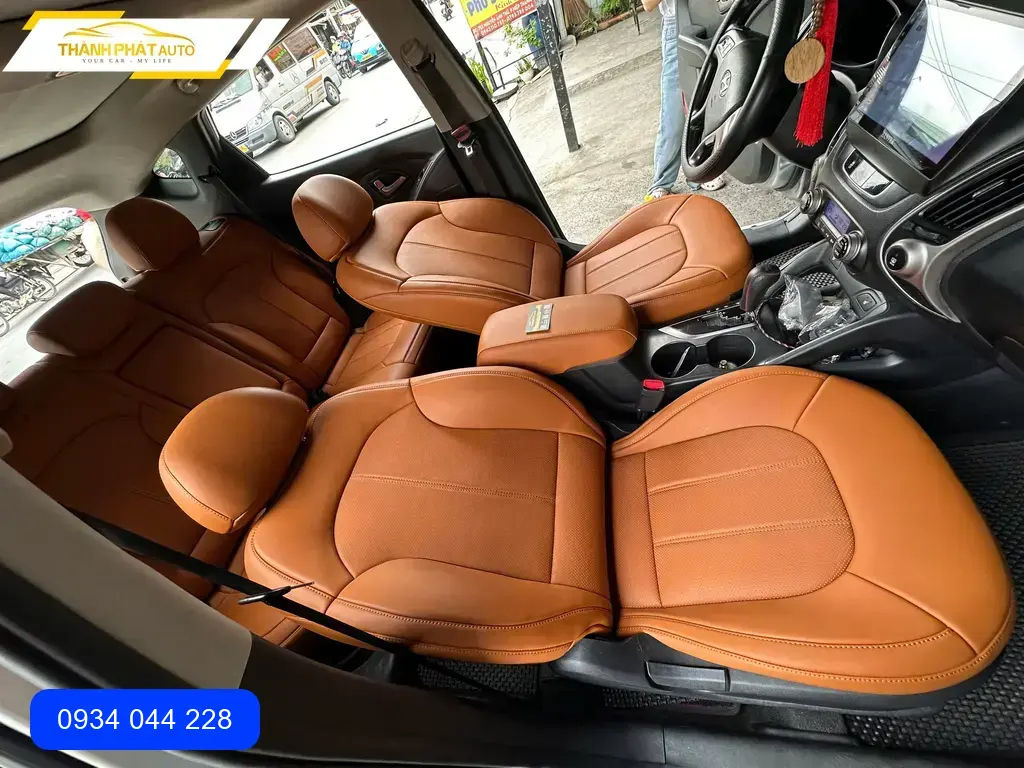 Bọc Ghế Da Cao Cấp Hyundai Tucson - Trung Tâm Thi Công Uy Tín Tân Phú TPHCM ảnh thực tế 3