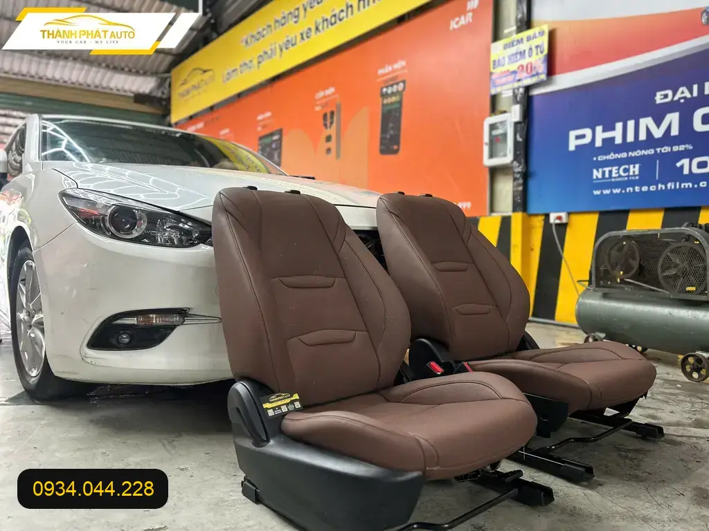 Bọc Ghế Da Mazda 3 2020 - Trung Tâm Lắp Đặt Chính Hãng, Giá Tốt TPHCM ảnh thực tế 3