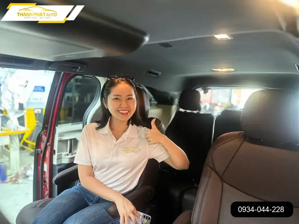 Bọc Ghế Da Toyota Sienna 2023 - Địa Chỉ Lắp Đặt Uy Tín TPHCM ảnh thực tế 3