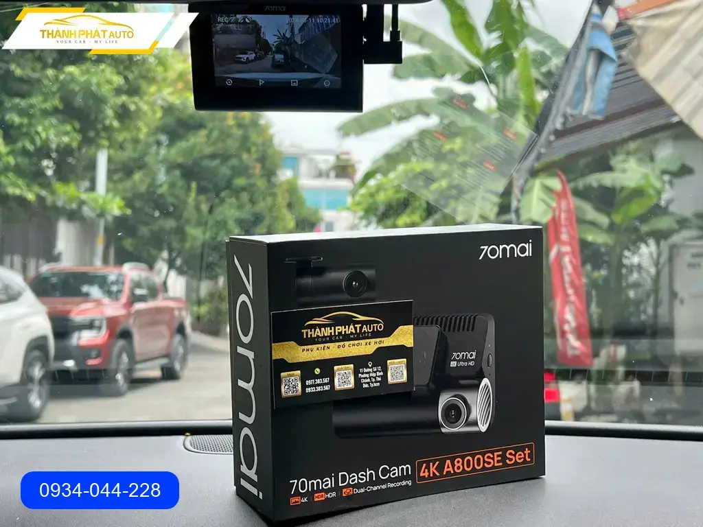 Chị Lan Anh lắp Camera hành trình Hyundai Tucson để an tâm hơn khi di chuyển trong Quận 9 ảnh thực tế 2