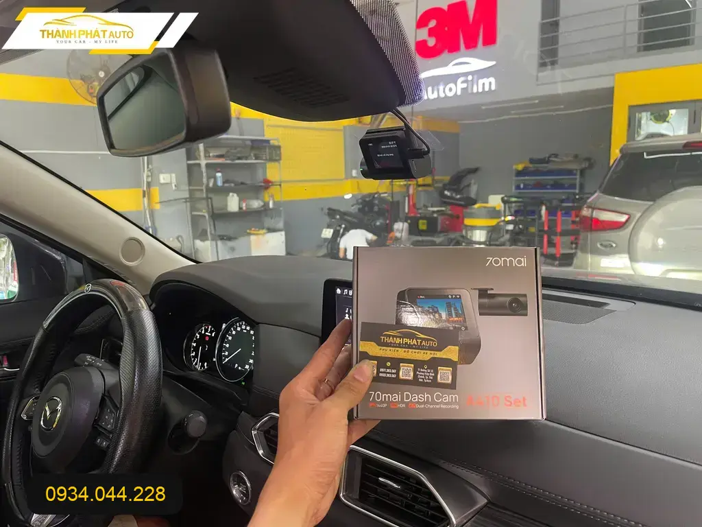 Camera Hành Trình Ô Tô Mazda CX5 2022 - Trung Tâm Lắp Đặt Giá Tốt TPHCM ảnh thực tế 3