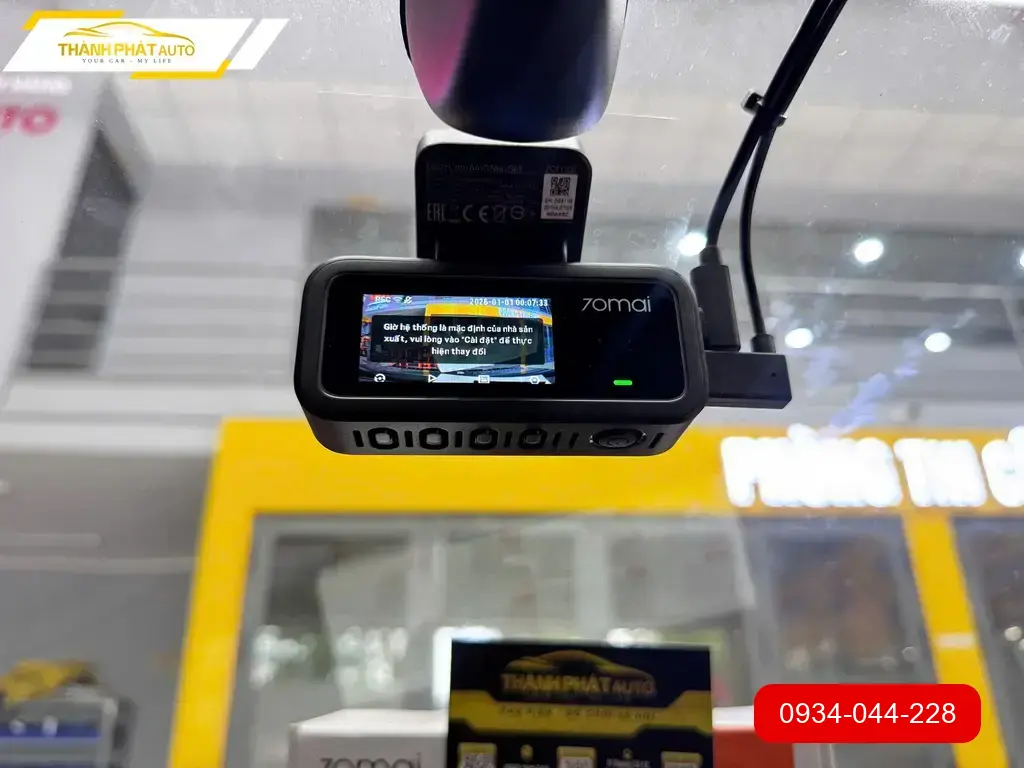 Chị Thảo lắp Camera hành trình MG5 tại Quận 9 để ghi lại lộ trình an toàn ảnh thực tế 5