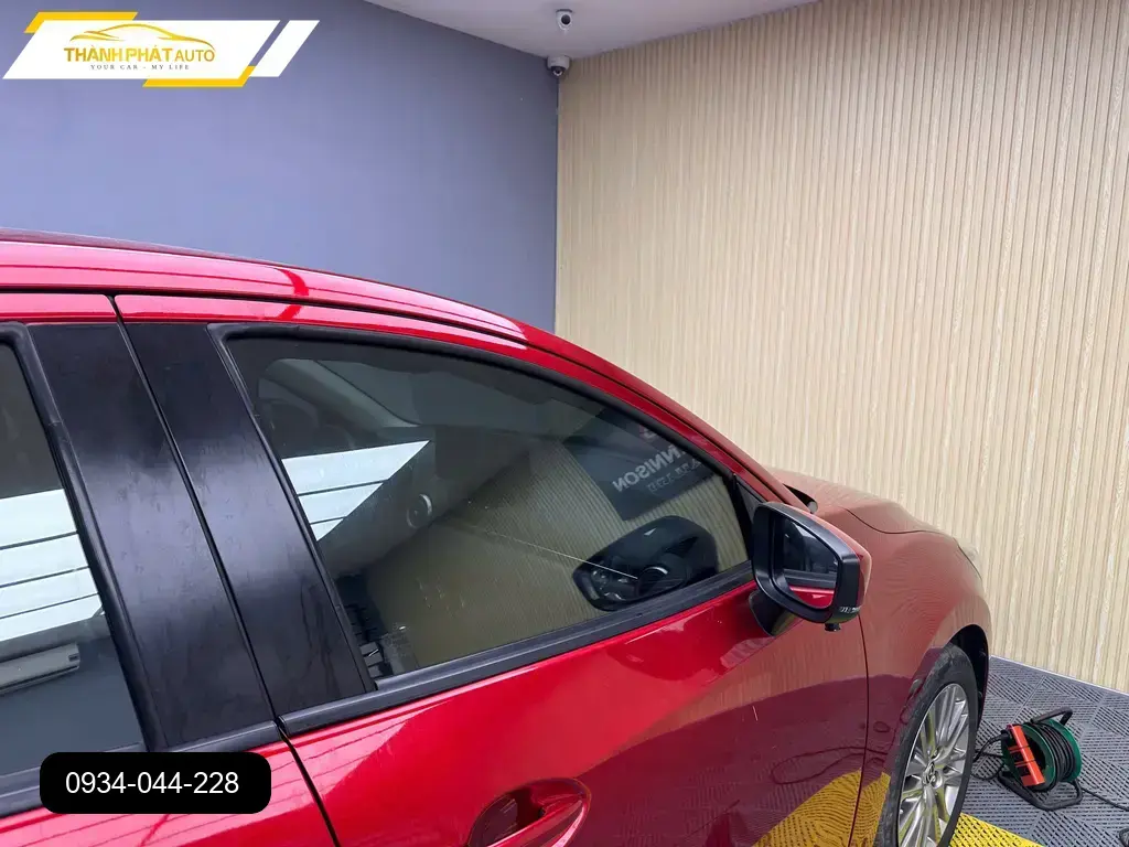 Dán Phim Cách Nhiệt Mazda 2 2017 - Trung Tâm Lắp Đặt Chính Hãng TPHCM ảnh thực tế 2