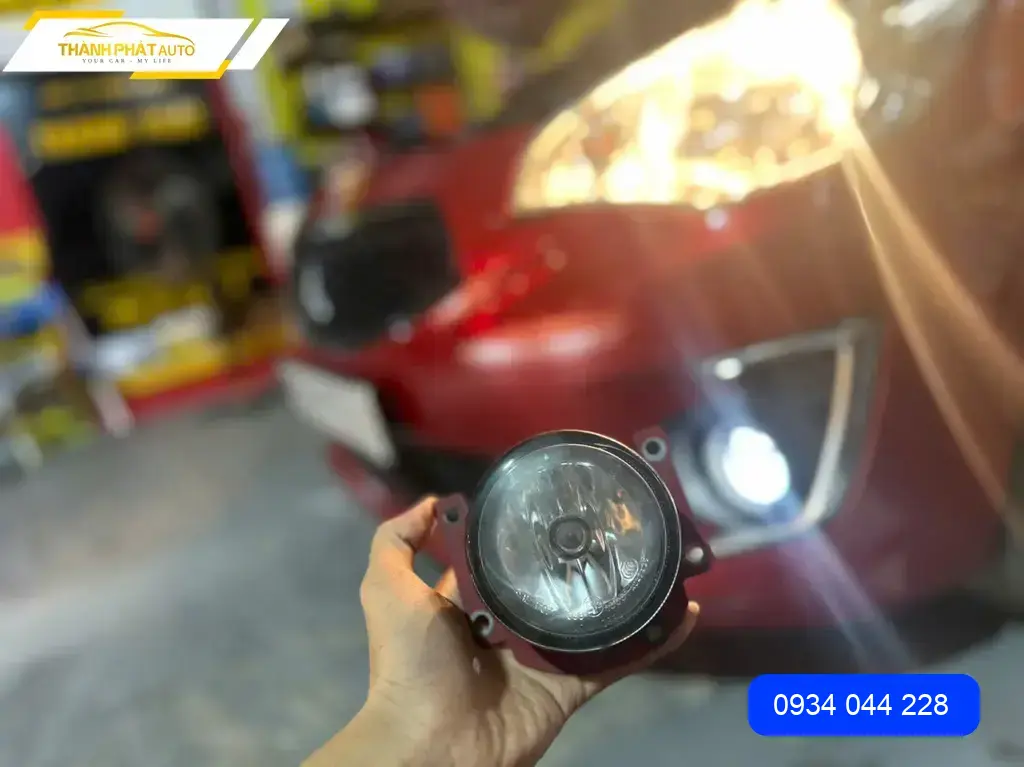 Độ Đèn LED Ô Tô Mitsubishi Attrage 2014 - Địa Chỉ Độ Đèn Chuyên Nghiệp TPHCM ảnh thực tế 2