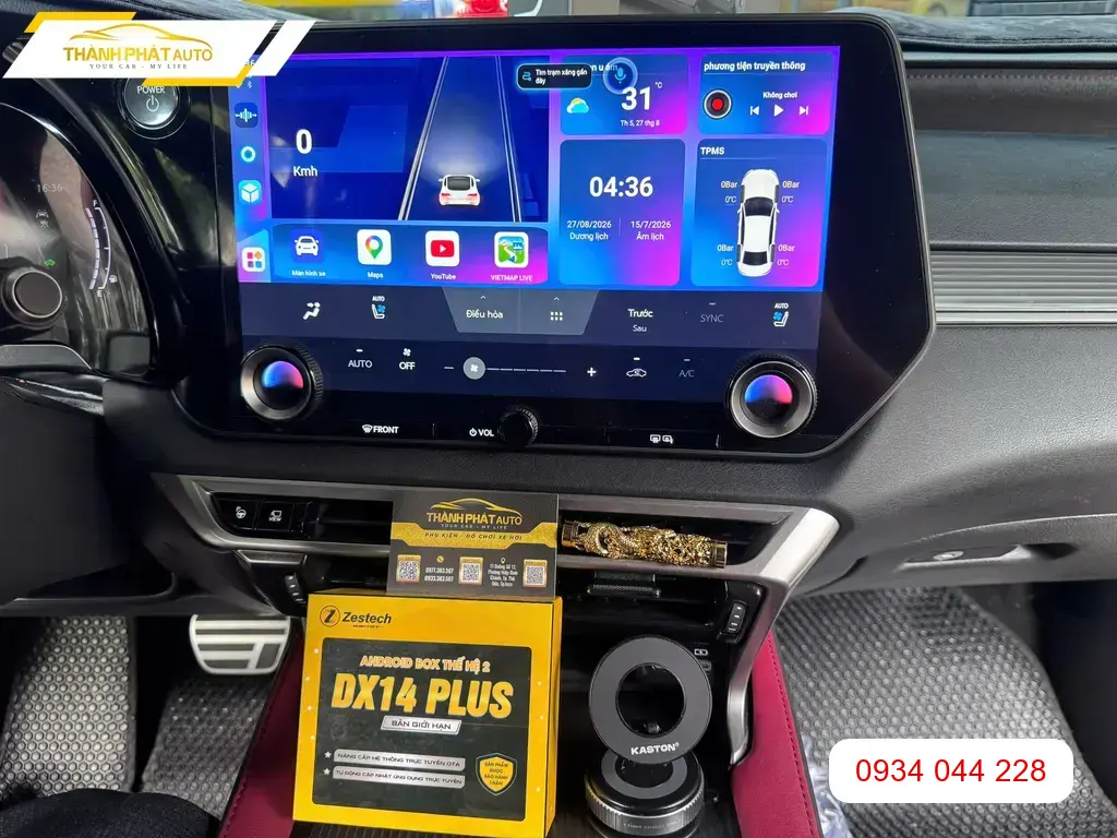 Chị Thảo nâng cấp Android Box cho Lexus RX500 ở Quận 9 xem giải trí tiện lợi ảnh thực tế 3