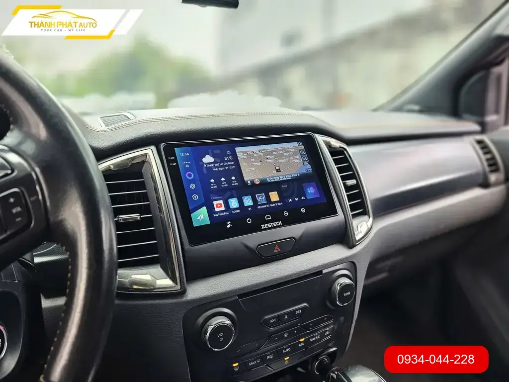 Màn Hình Android Ford Raptor - Trung Tâm Lắp Đặt Uy Tín Bình Tân TPHCM ảnh thực tế 3