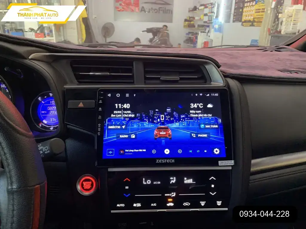 Màn Hình Android Ô Tô Honda Jazz - Trung Tâm Lắp Đặt Chính Hãng Giá Tốt TPHCM ảnh thực tế 2