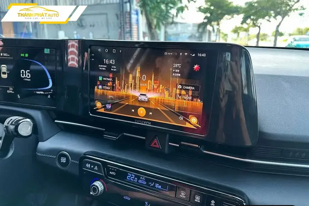 Màn Hình Android Ô Tô Hyundai Accent 2025 - Địa Chỉ Lắp Đặt Uy Tín TPHCM ảnh thực tế 3