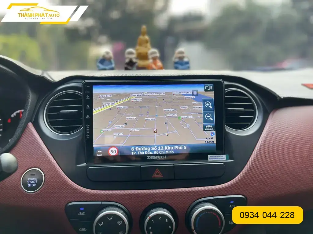 Màn Hình Android Ô Tô Hyundai i10 2018 - Địa Chỉ Lắp Đặt Uy Tín TPHCM