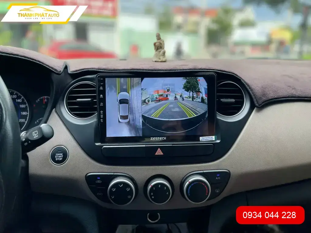 Màn Hình Android Ô Tô Hyundai i10 2020 - Trung Tâm Lắp Đặt Uy Tín TPHCM ảnh thực tế 2