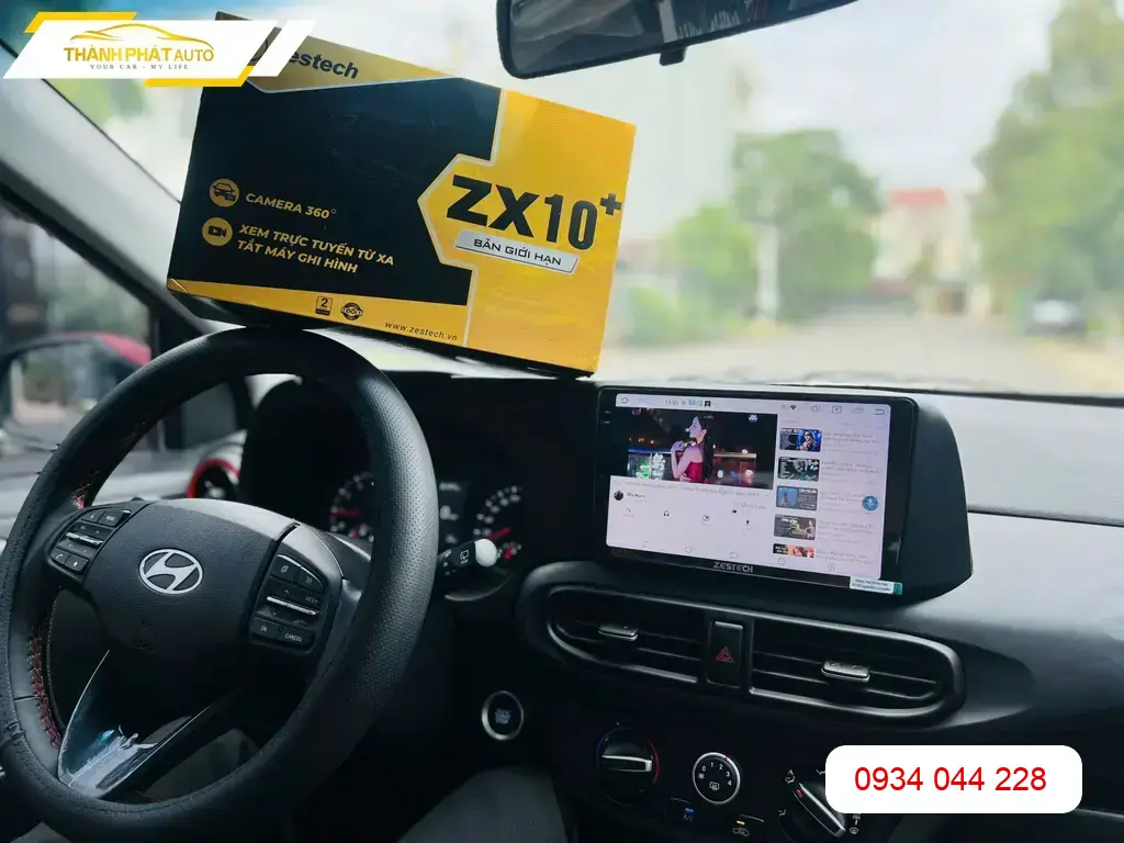 Màn Hình Android Ô Tô Hyundai i10 - Địa Chỉ Lắp Đặt Uy Tín TPHCM ảnh thực tế 3