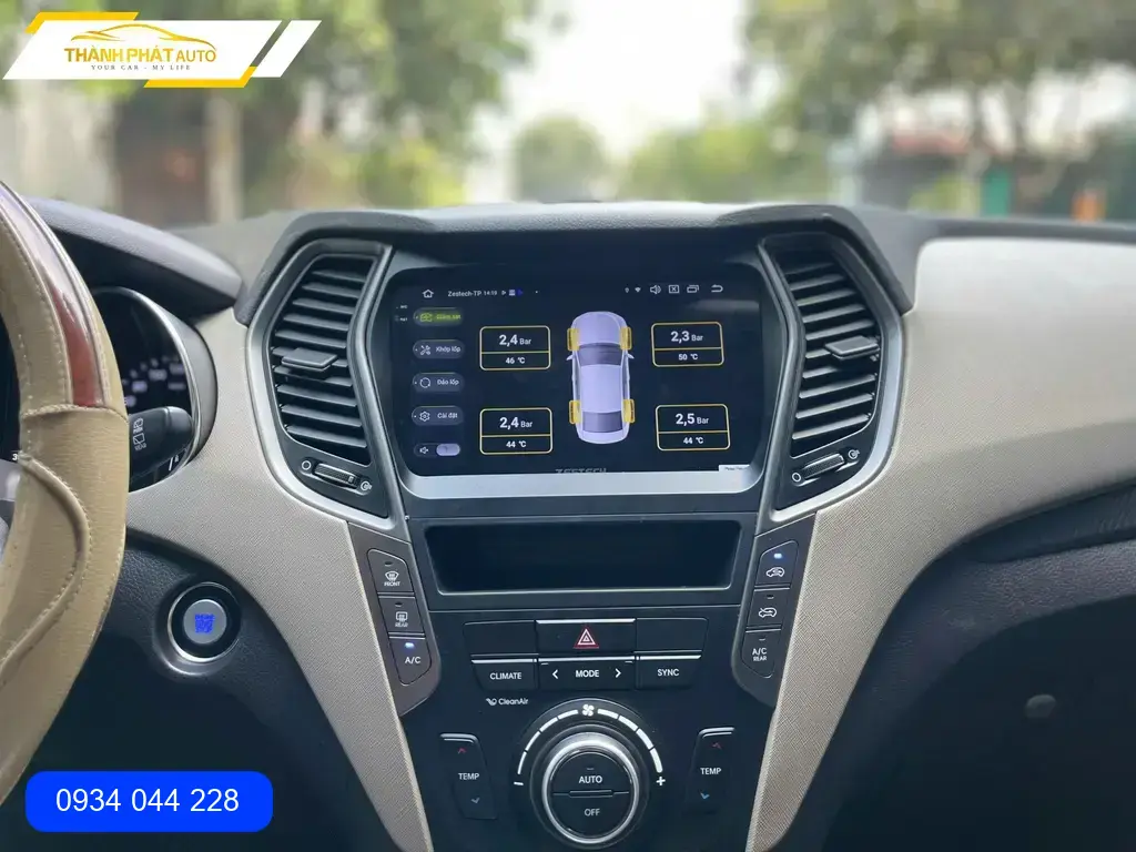 Màn Hình Android Hyundai SantaFe 2016 - Trung Tâm Lắp Đặt Uy Tín TPHCM