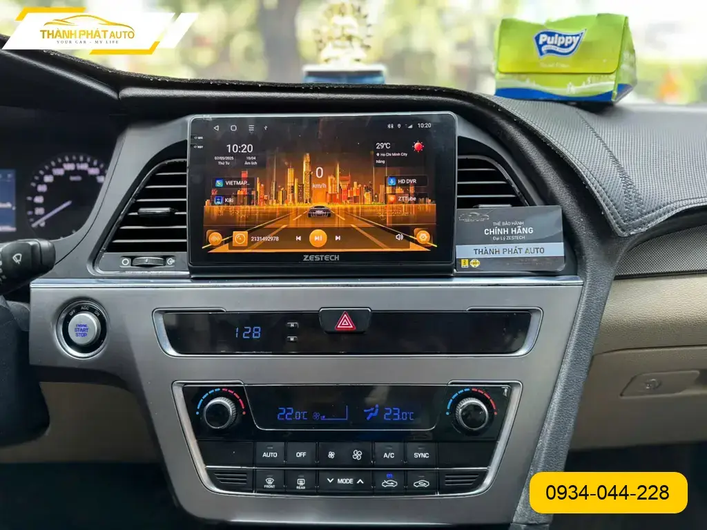 Màn Hình Android Ô Tô Hyundai Sonata ảnh thực tế 2