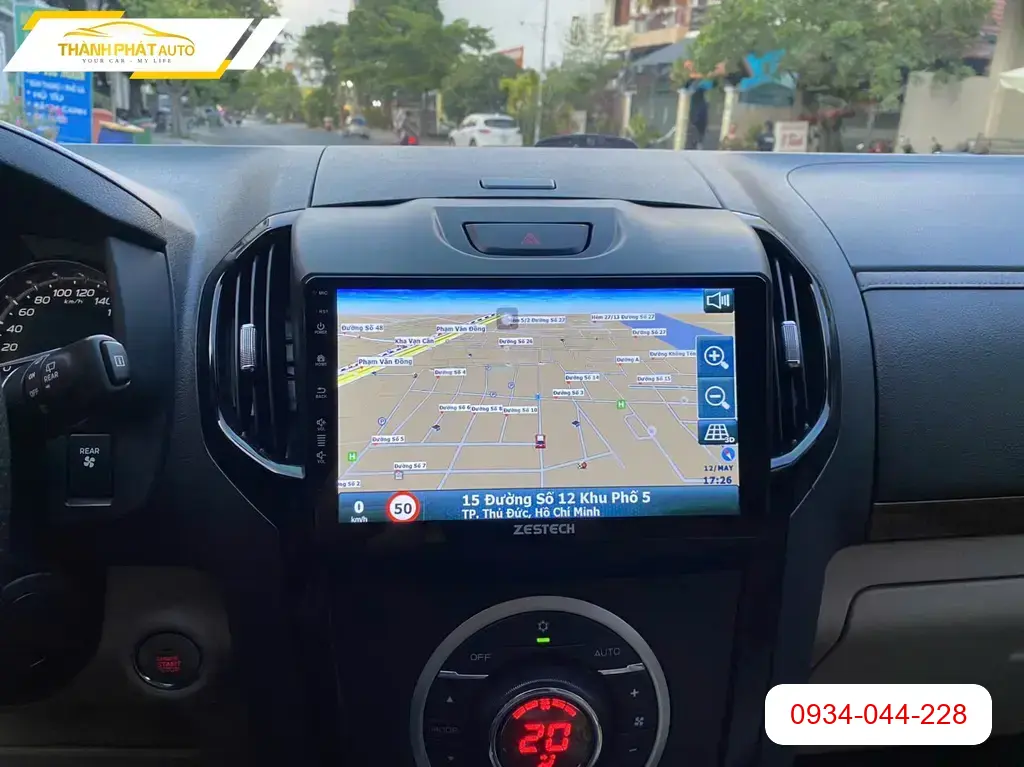 Màn Hình Android Ô Tô Isuzu Mu-X 2019 - Địa Chỉ Lắp Đặt Uy Tín TPHCM ảnh thực tế 2
