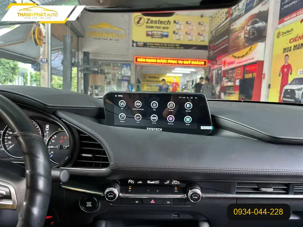 Màn Hình Android Mazda CX3 2023 - Trung Tâm Lắp Đặt Chính Hãng TPHCM ảnh thực tế 3