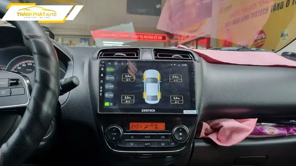 Màn Hình Android Mitsubishi Attrage 2020 - Địa Chỉ Lắp Đặt Uy Tín TPHCM ảnh thực tế 2