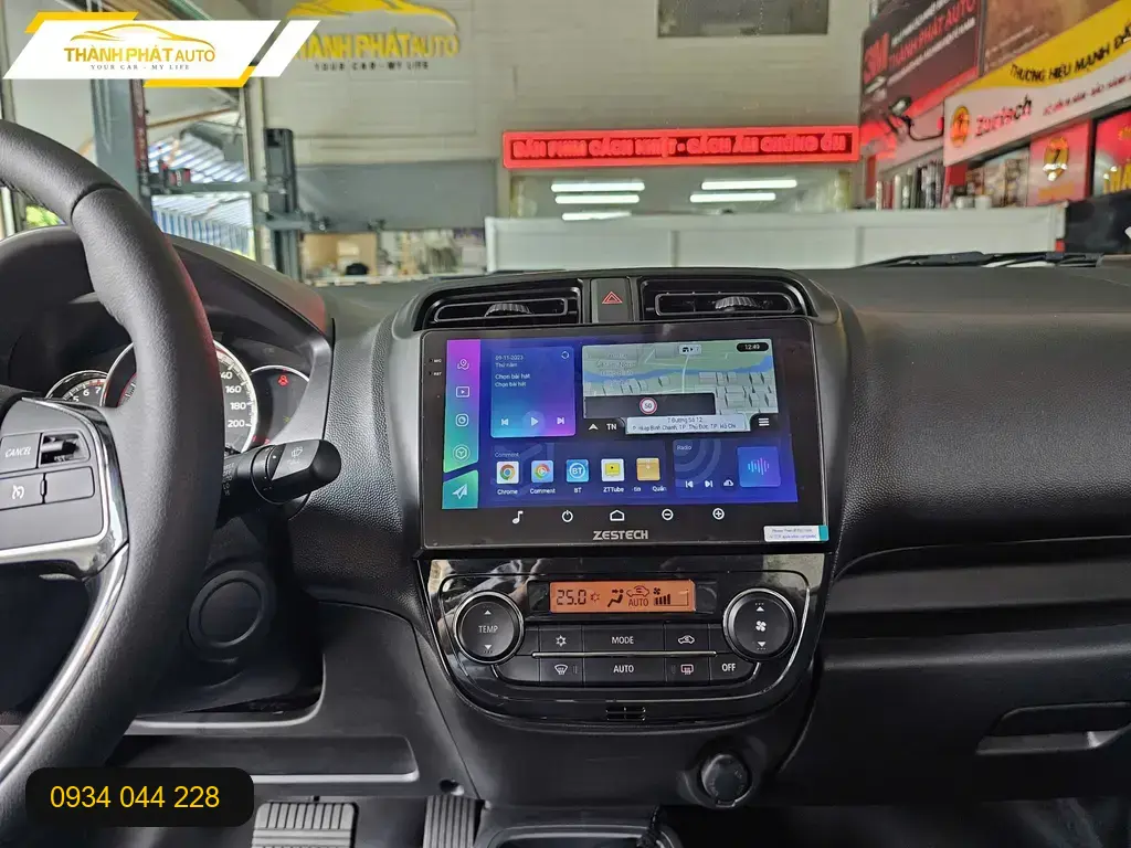 Màn Hình Android Mitsubishi Attrage 2020 - Địa Chỉ Lắp Đặt Uy Tín TPHCM ảnh thực tế 3