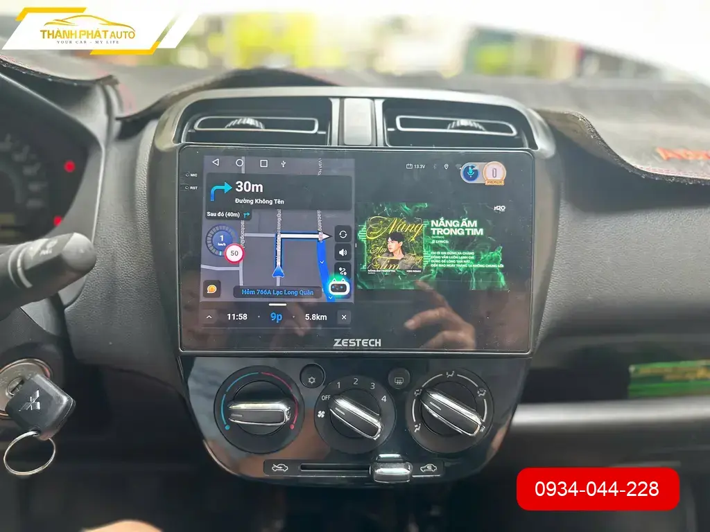 Màn Hình Android Ô Tô Mitsubishi Attrage - Địa Chỉ Lắp Đặt Uy Tín TPHCM