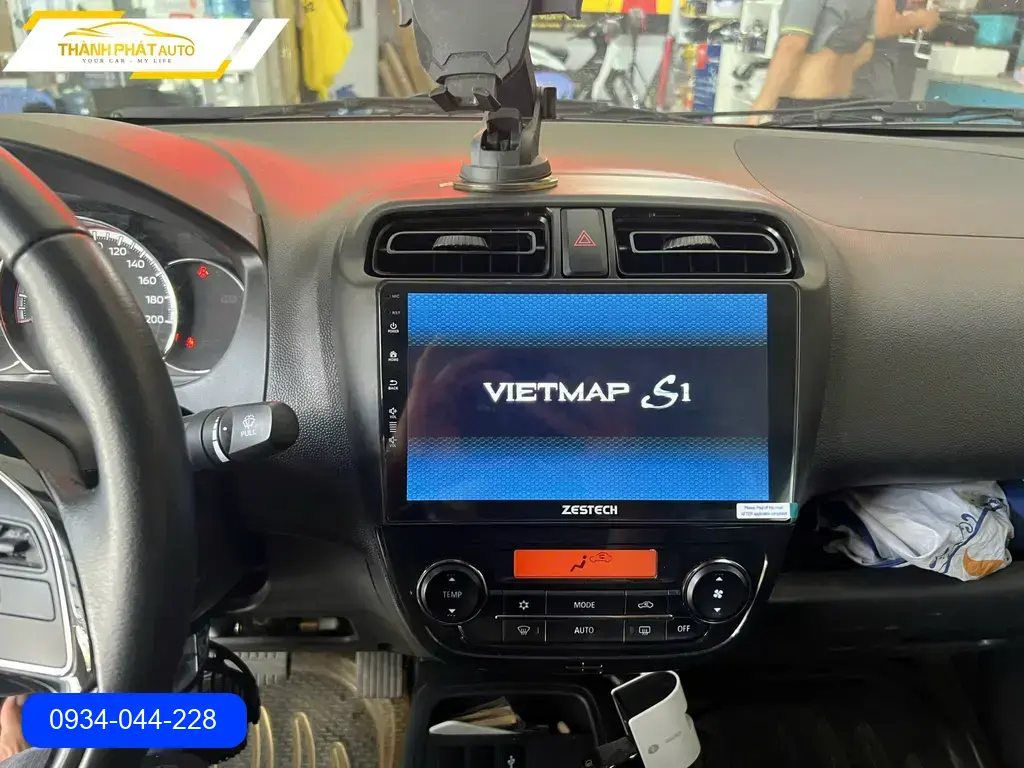 Màn Hình Android Mitsubishi Attrage - Địa Chỉ Lắp Đặt Uy Tín TPHCM ảnh thực tế 2