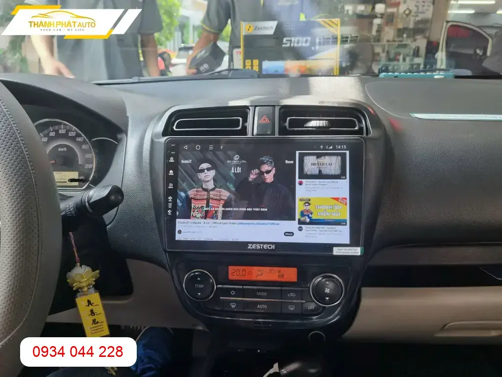 Màn Hình Android Mitsubishi Mirage 2017 - Địa Chỉ Lắp Đặt Uy Tín TPHCM