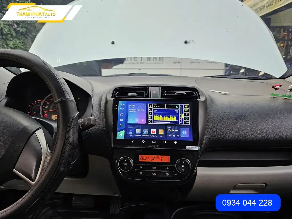 Màn Hình Android Mitsubishi Mirage 2025 - Trung Tâm Lắp Đặt Uy Tín TPHCM ảnh thực tế 2