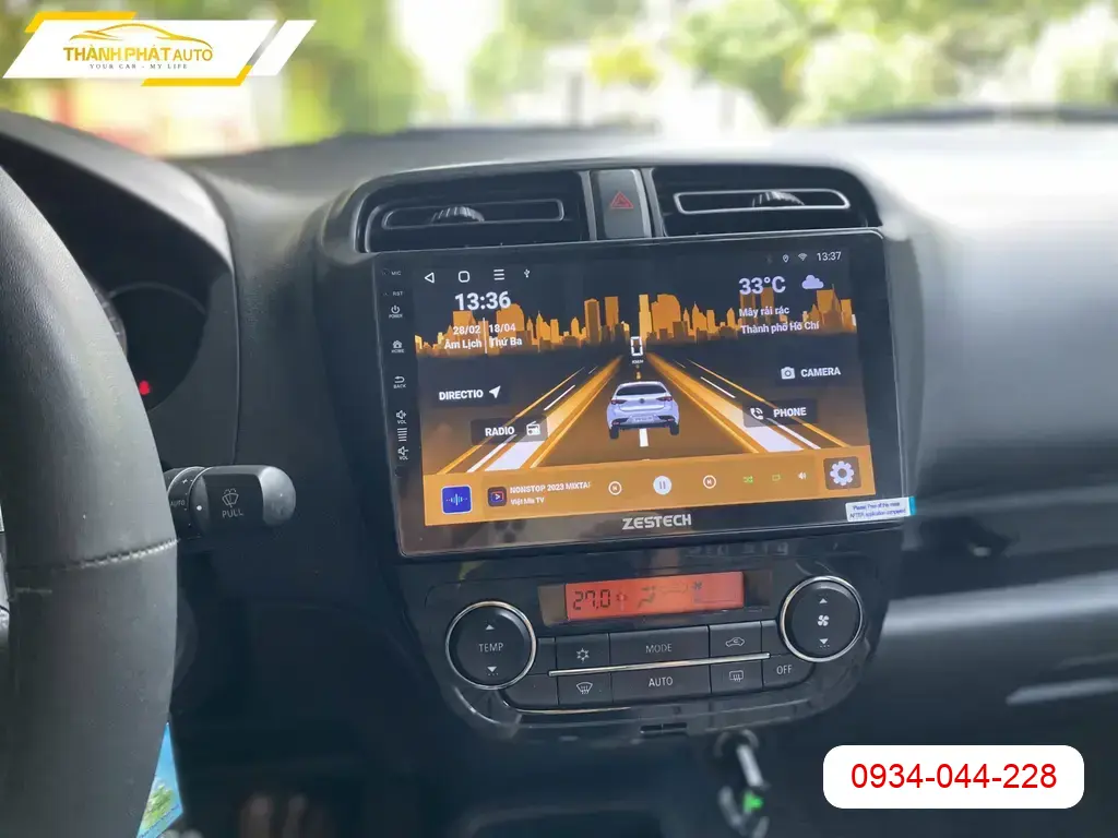 Màn Hình Android Ô Tô Mitsubishi Mirage - Trung Tâm Lắp Đặt Uy Tín TPHCM ảnh thực tế 3