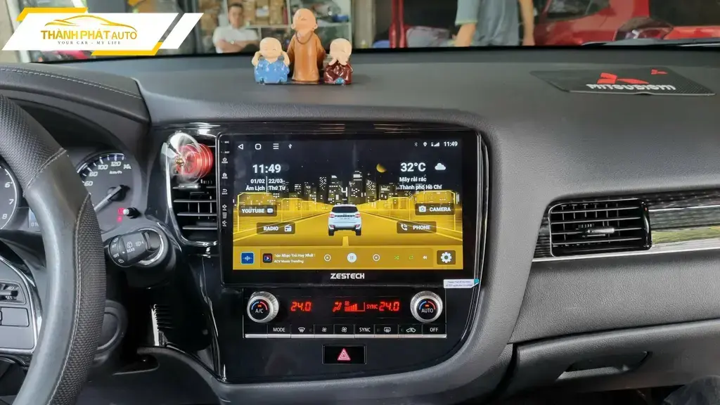 Màn Hình Android Mitsubishi Outlander 2025 - Địa Chỉ Lắp Đặt Uy Tín TPHCM
