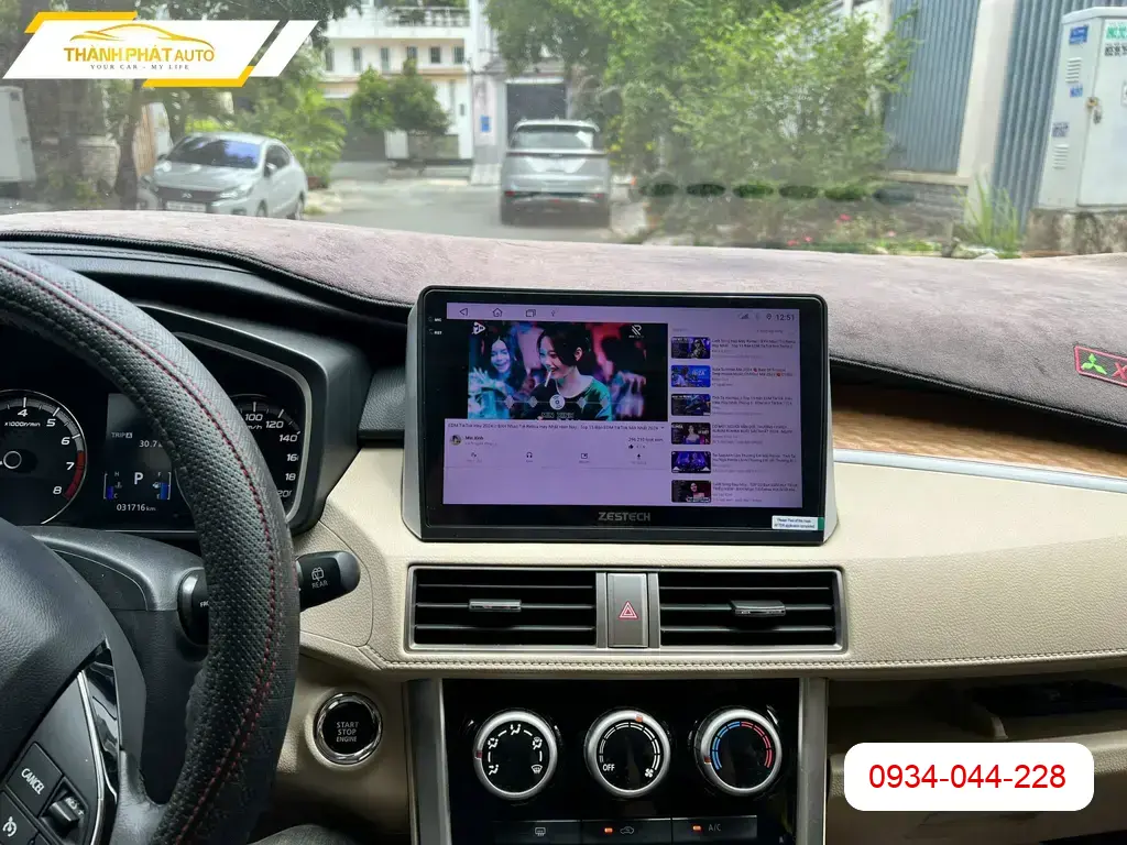 Màn Hình Android Mitsubishi Xpander 2021 - Trung Tâm Lắp Đặt Uy Tín TPHCM ảnh thực tế 3
