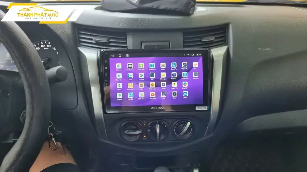 Màn Hình Android Nissan Navara 2021 - Địa Chỉ Lắp Đặt Uy Tín TPHCM ảnh thực tế 2