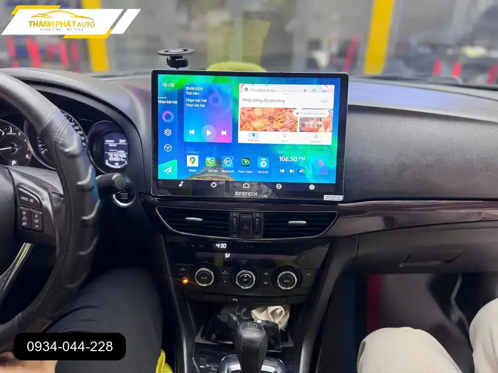 Anh Khang lắp màn hình Android Mazda 3 tại Quận 9 cho trải nghiệm lái xe mượt mà ảnh thực tế 3