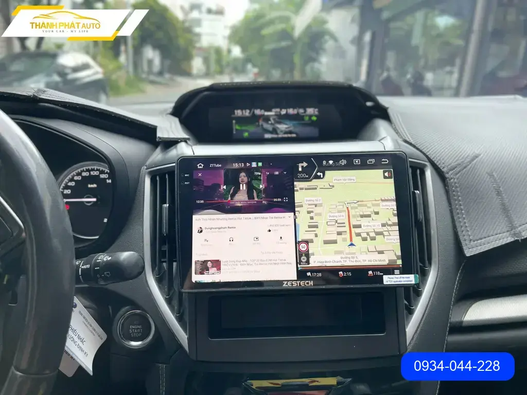Màn Hình Android Subaru Forester 2021 - Địa Chỉ Lắp Đặt Chính Hãng TPHCM