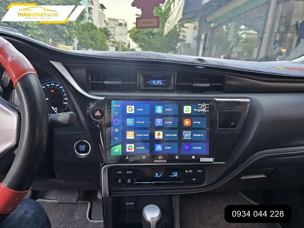 Màn Hình Android Toyota Altis 2020 - Địa Chỉ Lắp Đặt Uy Tín TPHCM ảnh thực tế 2