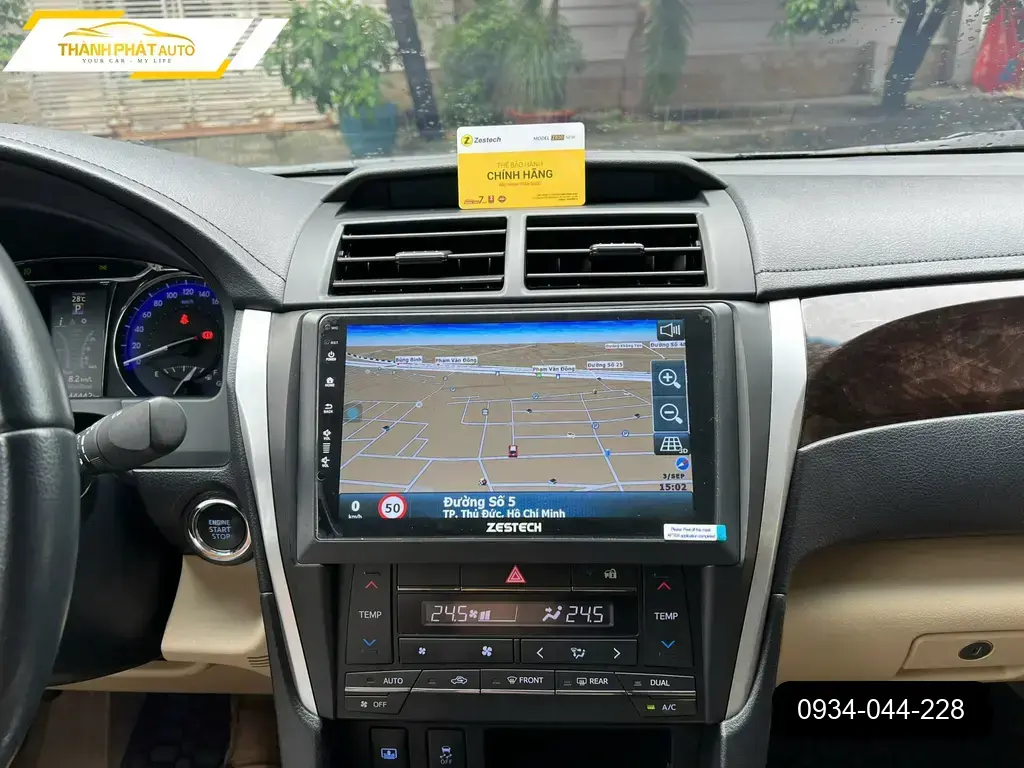 Màn Hình Android Ô Tô Toyota Camry - Trung Tâm Lắp Đặt Chính Hãng Gò Vấp TPHCM ảnh thực tế 3