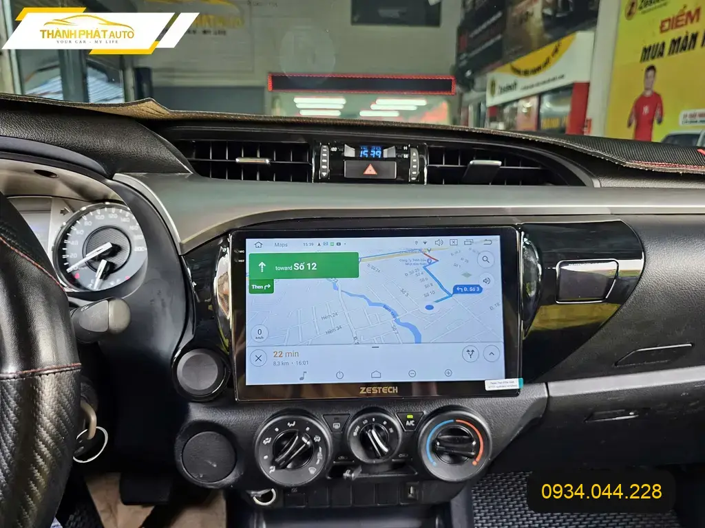 Màn Hình Android Ô Tô Toyota Hilux 2019 - Địa Chỉ Lắp Đặt Uy Tín TPHCM