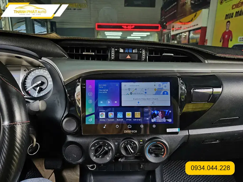 Màn Hình Android Toyota Hilux 2021 - Địa Chỉ Lắp Đặt Uy Tín TPHCM