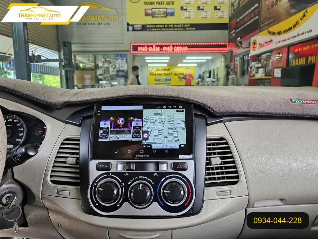 Màn Hình Android Ô Tô Toyota Innova 2008 - Trung Tâm Lắp Đặt Uy Tín TPHCM ảnh thực tế 2