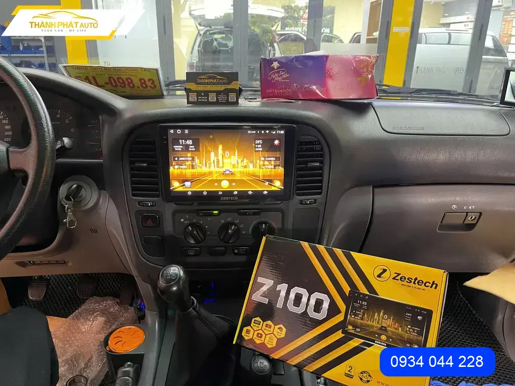 Cửa hàng lắp màn hình Android Toyota Land Cruiser 2002 uy tín tại Quận 9 ảnh thực tế 3