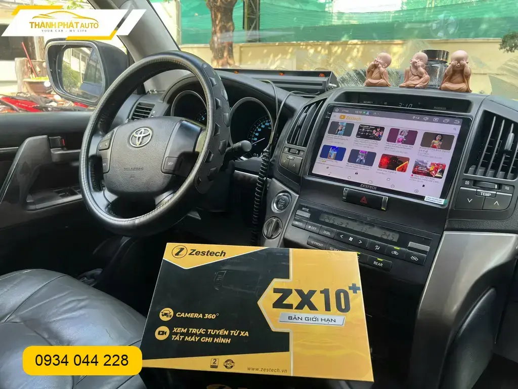 Màn Hình Android Ô Tô Toyota Land Cruiser 2011 - Trung Tâm Lắp Đặt Chính Hãng TPHCM ảnh thực tế 2