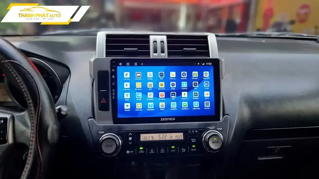 Màn Hình Android Toyota Land Cruiser Prado 2015 - Nơi Gắn Uy Tín TPHCM ảnh thực tế 2