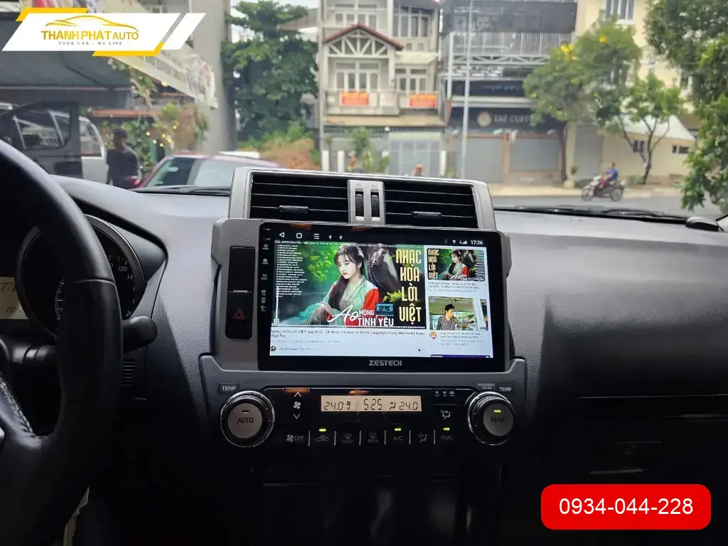 Màn Hình Android Toyota Land Cruiser Prado - Địa Chỉ Lắp Đặt Uy Tín TPHCM