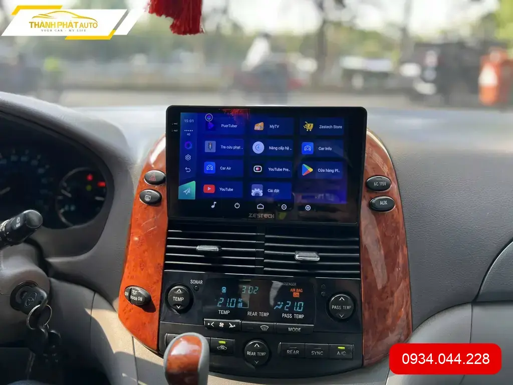 Màn Hình Android Ô Tô Toyota Sienna 2013 - Trung Tâm Lắp Đặt Uy Tín TPHCM ảnh thực tế 2